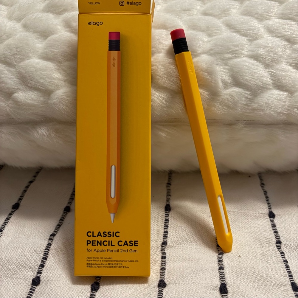 Elago Yellow Pencil Case for Apple Pencil 2nd Gen